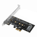 PCI-E 3.0 x4 to M.2 NGFF M Key Slot Converter Adapter and Low profile brack