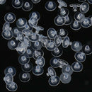100x Silicone Earring Back Stoppers Ear Post Nuts Findings Jewelry Making