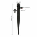 Drip Emitters Perfect for 4mm/7mm Tube, Adjustable 360 Degree Water Flow Dr Q1G4