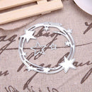 3pcs Stars Circle Cutting Dies Scrapbooking Carbon Steel Cutting Pressing