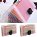 2xPortable A6 13-Pocket Expanding File Folder Travel for Receipts Cards
