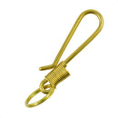 Metal Snap Lanyard Clip Hook Carabiner Camping Loaded Clasp Keyring Buckle