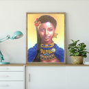 5D DIY Special Shaped Diamond Painting Girl Cross Stitch Mosaic Craft Kits