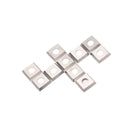 10 Pcs Square 4 Inch Radius Carbide Insert Cutter for Woodworking Turning T