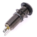 1pc Long Threaded Stereo Brown Copper Output Jack for Electric Guitar Bass