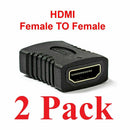 HDMI Female To Female Joiner Connector Adapter Coupler Extender HDTV HD 1080P *2
