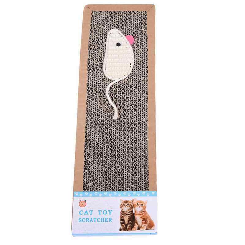 Cat Kitten Scratch Board Pad Corrugated Scratcher Soft Bed Mat Claws Care T