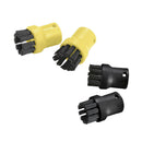 Set of 4 Replacement Brushes for Steam Cleaner - Compatible with Karcher SC952 /