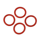 19 mm x 2.5 mm Silicone O Ring Oil Sealing Washers Red 10 pcs X6C5