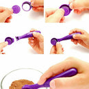1 piece New Magic Spice Spoon Food Decorating Tools 16 Different Images Dec Y2G1