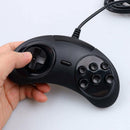USB Wired Handle Game Controller 6 Button Gaming Joystick for Wonder Mega