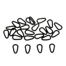 25pcs Tear Drop Rig Rings / Carp Rig Loops / Carp Fishing Link Loop Rings