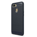 Soft TPU Case for OPPO AX5s SONY Xperia 1 II Brushed Carbon Fiber Back Cover