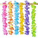 36 Counts Tropical Hawaiian Luau Flower Lei Party Favors Wreath