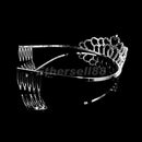 Shiny Bridal Tiara Crystal Heart Rhinestone Crown Wedding Supplies Hair Headband
