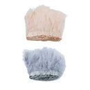 2M Turkey Feather Fringe Lace Trims DIY Costume Hat Sewing Craft Decors 2x