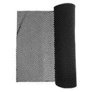 Black Foam Rubber Anti-Slip Shelf Drawer Liner Placemat for Cabinets,Desks