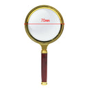 70mm Handheld 10X Magnifier Magnifying Glass Loupe for Reading Jewelry