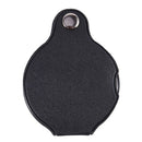 4X Round Shape Foldable Pocket Spiegel Magnifying Glass Black T9H5