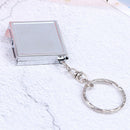 Personalised Folding Mirror Key Ring Keychain Mini Compact Pocket Cosmetic  3C