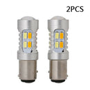 2 x WHITE 1157 5W BAY15D 5630 20smd CAR STOP TAIL BRAKE LED BULBS LAMP LIGHT