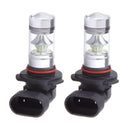 2 Pieces Car 9006 HB4 100W Ice Blue LED Bulb for Fog Running DRL Light Lamp