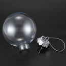 Clear DIY Baubles Shatterproof Seamless Plastic XMAS Ball Home Tree Decor G F4X8