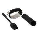 Garlic Press Rocker Stainless Garlic Mincer Crusher  & Cleaning Brush