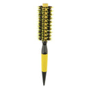 Round Hair Roller Brush Natural Wood Nylon Bristle Styling Hairbrush 1.8"