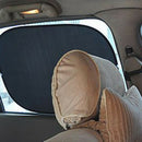 Folding Jumbo Front Rear Car Vehicle SunShade Auto Visor Windshield Block Cover