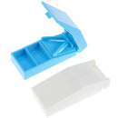 Pill Storage Compartment Box Case Medicine Holder Tablet Cutter Splitter Carelj