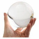 100mm Round Glass Crystal Ball Magic Clear Healing Divination Sphere Room D
