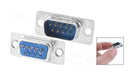 10 pcs 9 pin D-Sub DB9  Male  Plug PCB Connectors RS232 Serial Solder Type MO