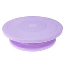 Plastic Cake Plate Turntable Rotating Anti-skid Round Cake Stand Cake Decor
