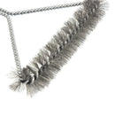 Kitchen BBQ Grill Barbecue Cleaning Brush Stainless Steel Cooking Tool Brush Hn