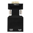 VGA Male to  HDMI Female with Audio Adapter Support 1080P Signal