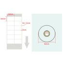 3000pcs 50x30mm Self  Supermarket Double Row Address Label Thermal Paper