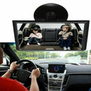 Truck Car Rear View Mirror Adjustable Suction Wide 2019 Rectangular Flat Ba H8R5