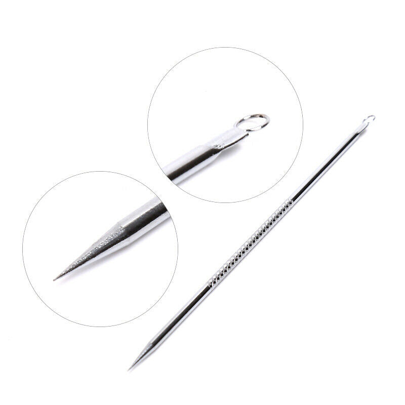 Tools Kit Acne Extractor Remover Blackhead Pimple Needles Blemish Treatments Gw