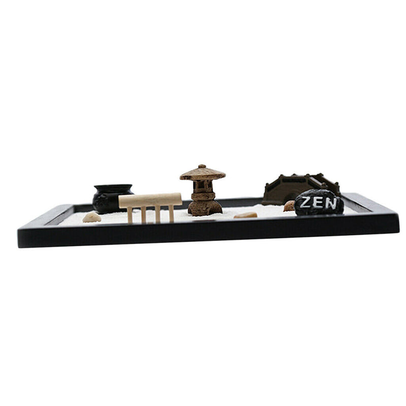 Wooden Zen Sand Garden - Colors May Vary