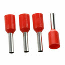 Red PVC Sleeve Insulating Pin Terminals Connector for 19 AWG 1000 Pcs