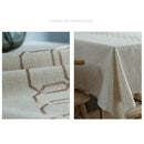 Coffee Table Tablecloth Fabric Cotton and Linen Smell Fresh Tablecloth Tabl Q2U6