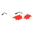 4pcs Bat Wing Sunglasses Summer Designer Rave Party Costume Shades Glasses
