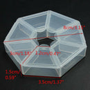 Clear Compartments Plastic Storage Box Case Craft Organizer Jewelry Bead Di I2A4