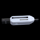 USB 2.0 + USB mini OTG SD Card Reader Cell Phone Tablet PC D6J6