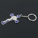 Christian Cross Crucifix Metal Jesus Keyring Keychain Unisex Christmas Gift