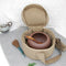 Zipper Closure Portable Canvas Waterproof Carry Bag Buddhism Singing Bowl Round