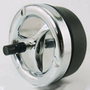 Round Push Down Cigarette Ashtray with Spinning Tray, Black