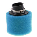 Blue 35mm Bent Angled Foam Air Filter 125cc Pit Quad Dirt Bike ATV Buggy