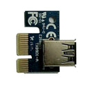 6 Pin PCI Express Riser Card 1X to 16X Extender USB 3.0 Cable for BTC Miner